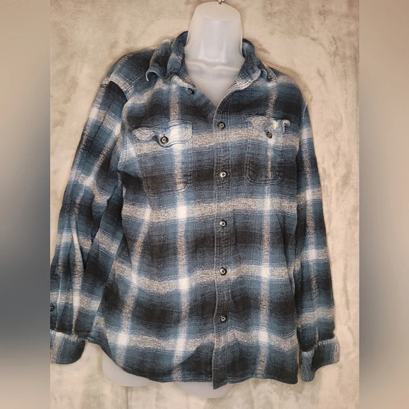 2/$30 SONOMA plaid button up- (#990) - Picture 1 of 5